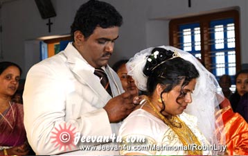 Robin Lijy Marriage photos